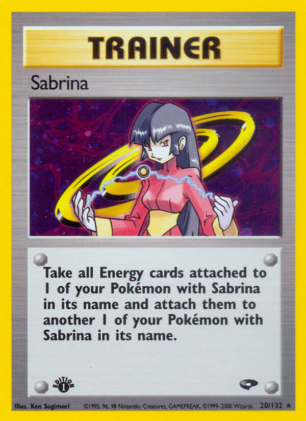 Sabrina Pokémon card