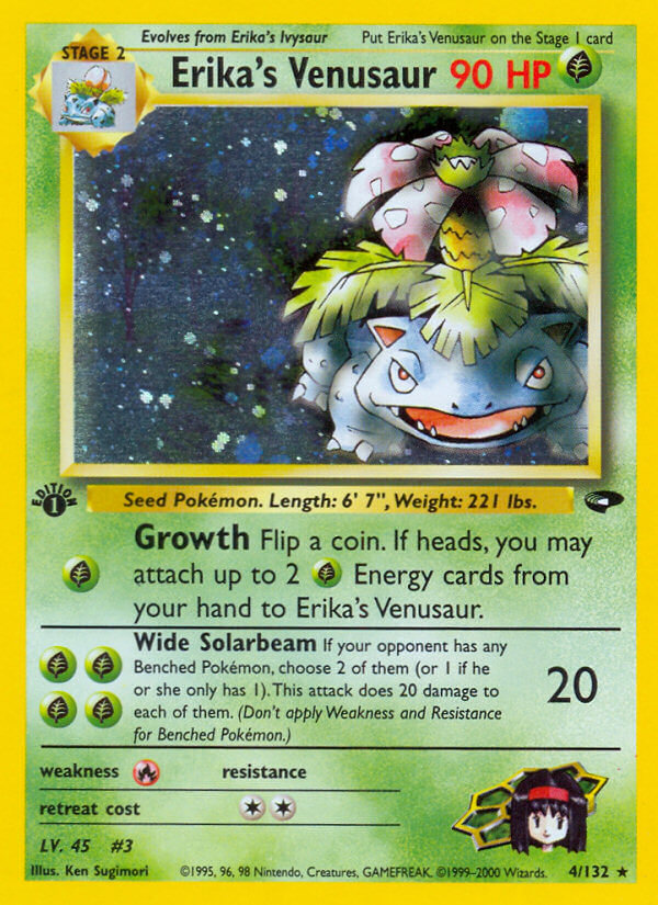 Erika's Venusaur Pokémon card