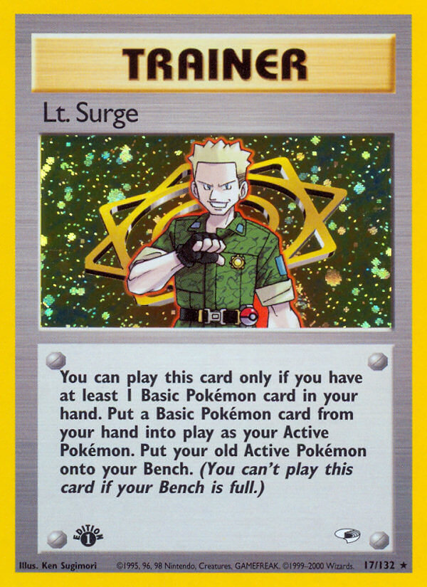 Lt. Surge Pokémon card