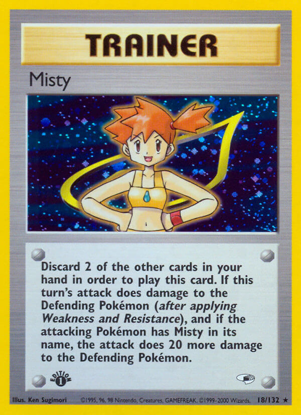 Misty Pokémon card
