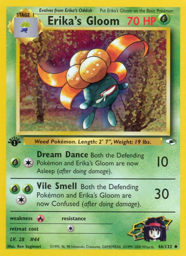 Erika's Gloom Pokémon card