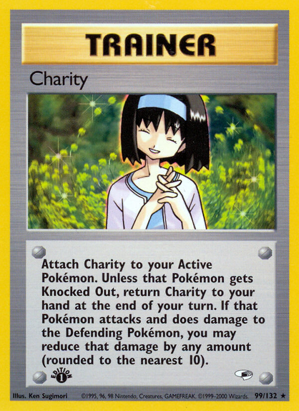 Charity Pokémon card