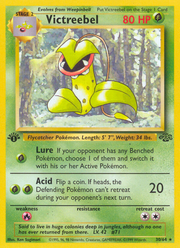 Victreebel Pokémon card