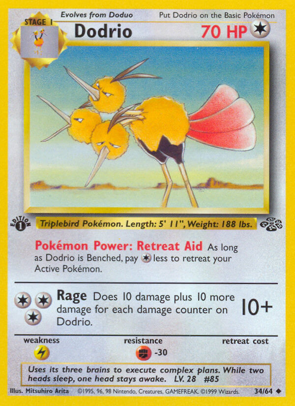Dodrio Pokémon card