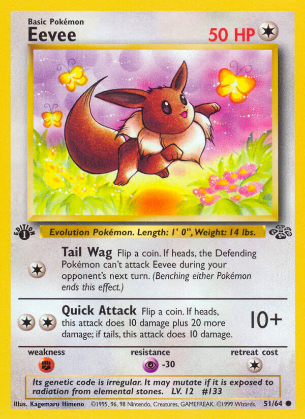 Eevee Pokémon card