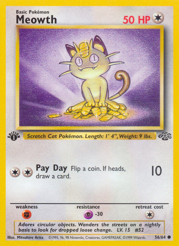 Meowth Pokémon card