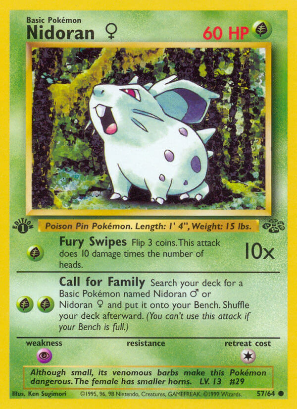 Nidoran♀ Pokémon card