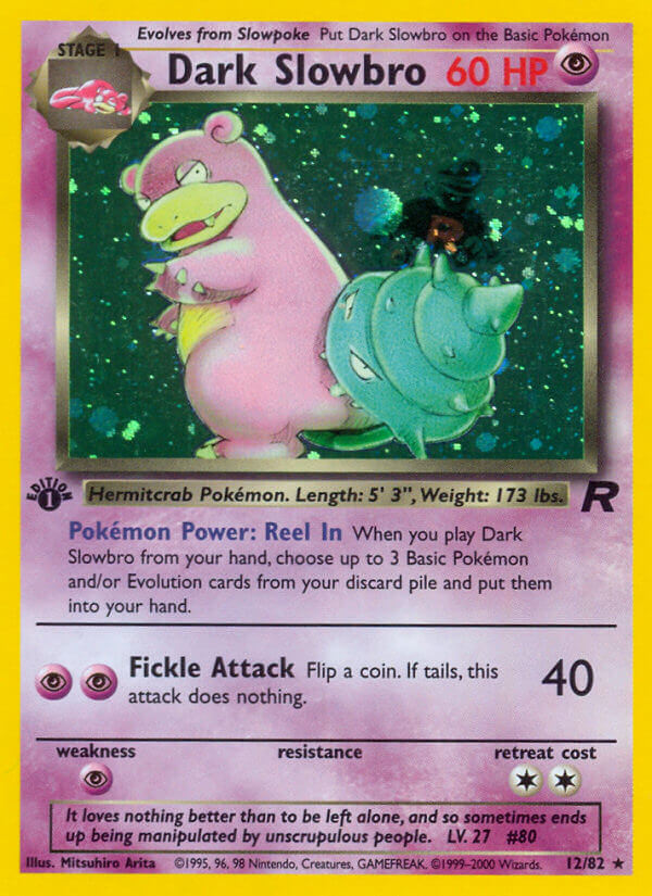 Dark Slowbro Pokémon card
