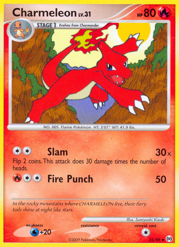 Charmeleon Pokémon card