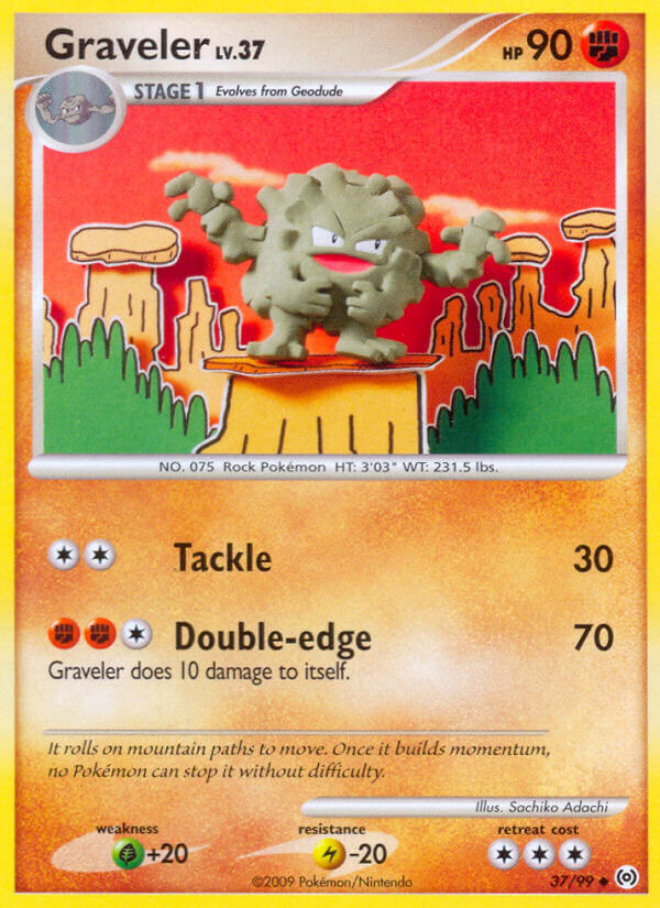 Graveler Pokémon card