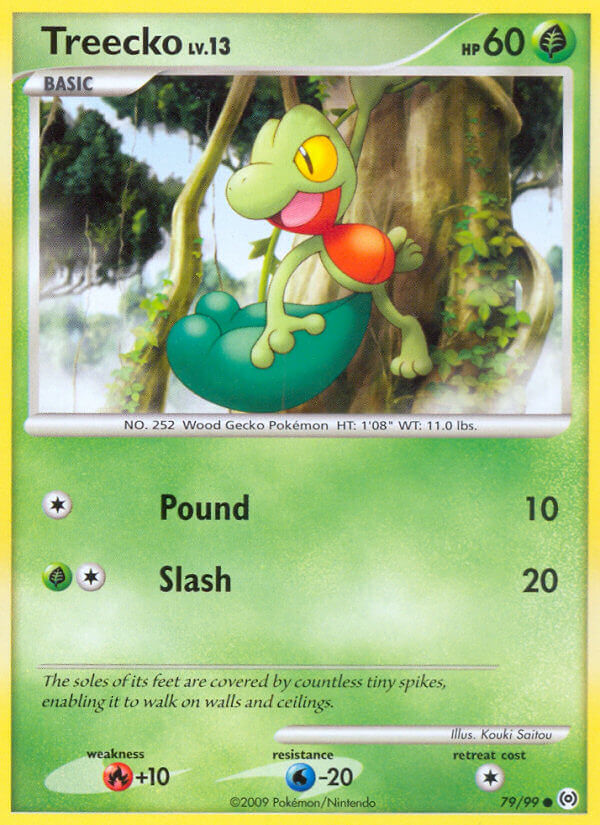 Treecko Pokémon card