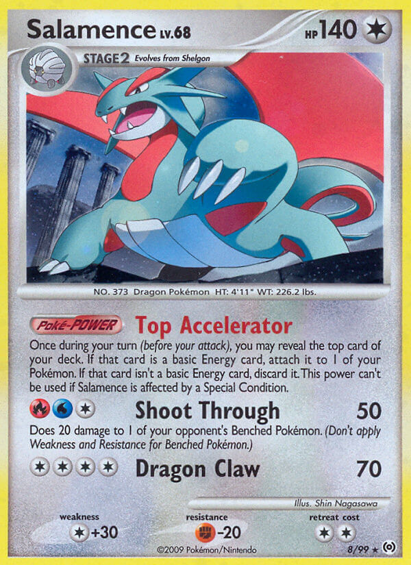 Salamence Pokémon card