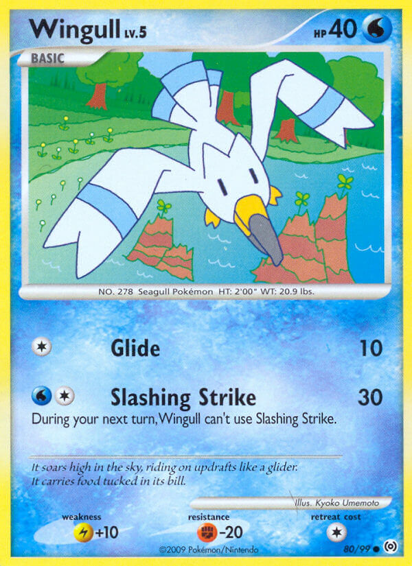 Wingull Pokémon card