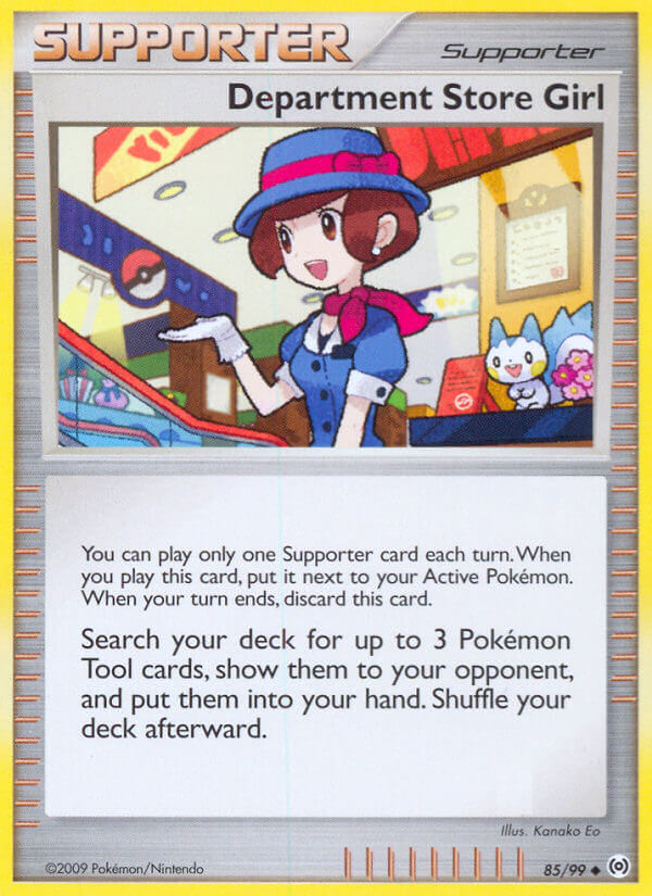 Department Store Girl Pokémon card