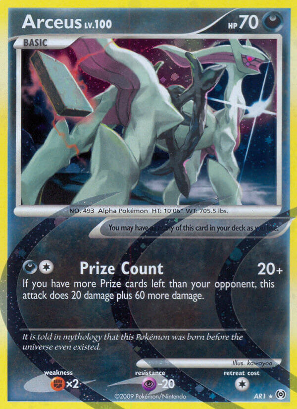 Arceus Pokémon card