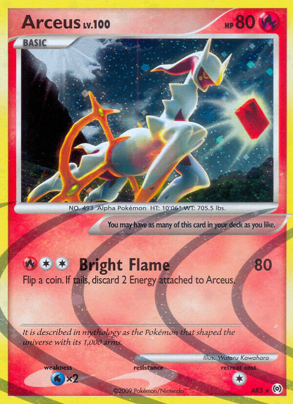 Arceus Pokémon card