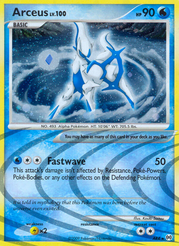 Arceus Pokémon card