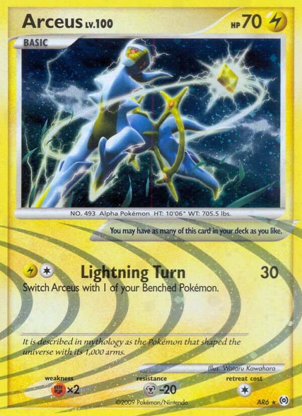 Arceus Pokémon card