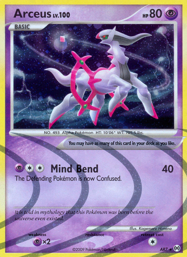 Arceus Pokémon card