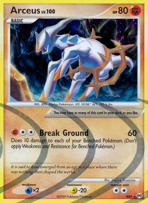 Arceus Pokémon card