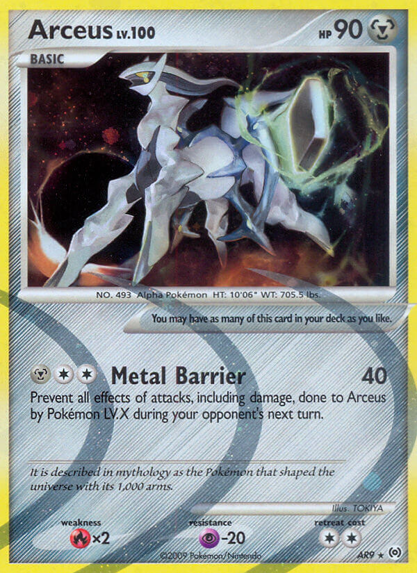 Arceus Pokémon card