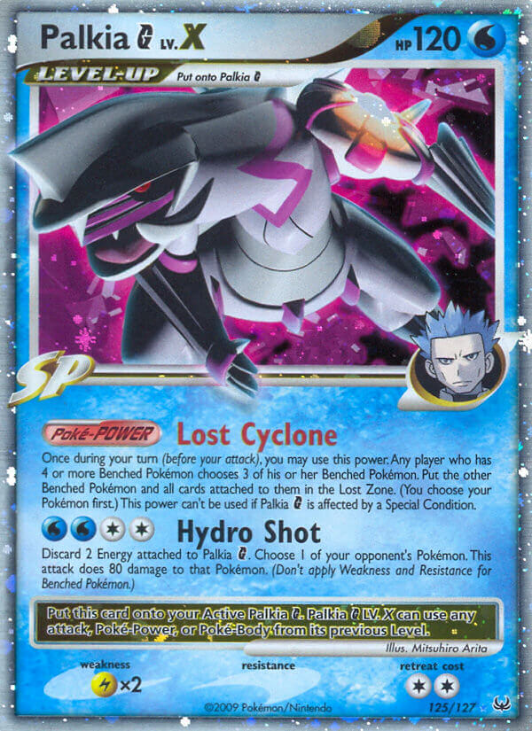 Palkia G LV.X Pokémon card
