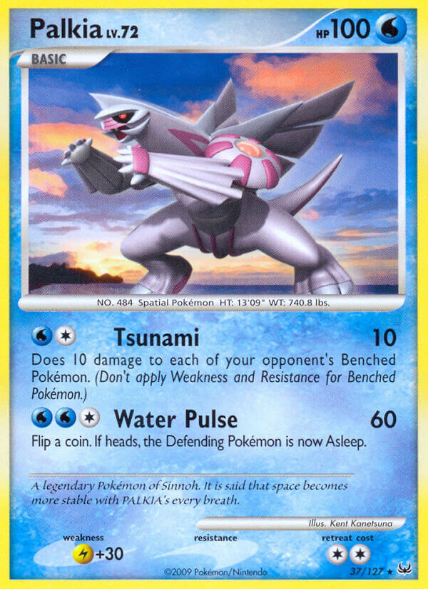Palkia Pokémon card