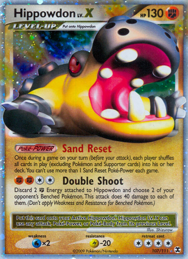 Hippowdon LV.X Pokémon card