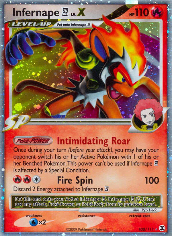Infernape E4 LV.X Pokémon card
