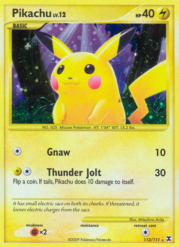 Pikachu Pokémon card