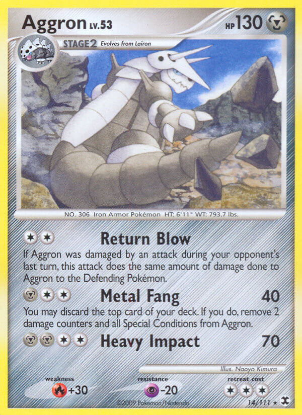 Aggron Pokémon card