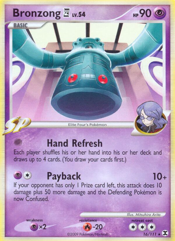 Bronzong E4 Pokémon card