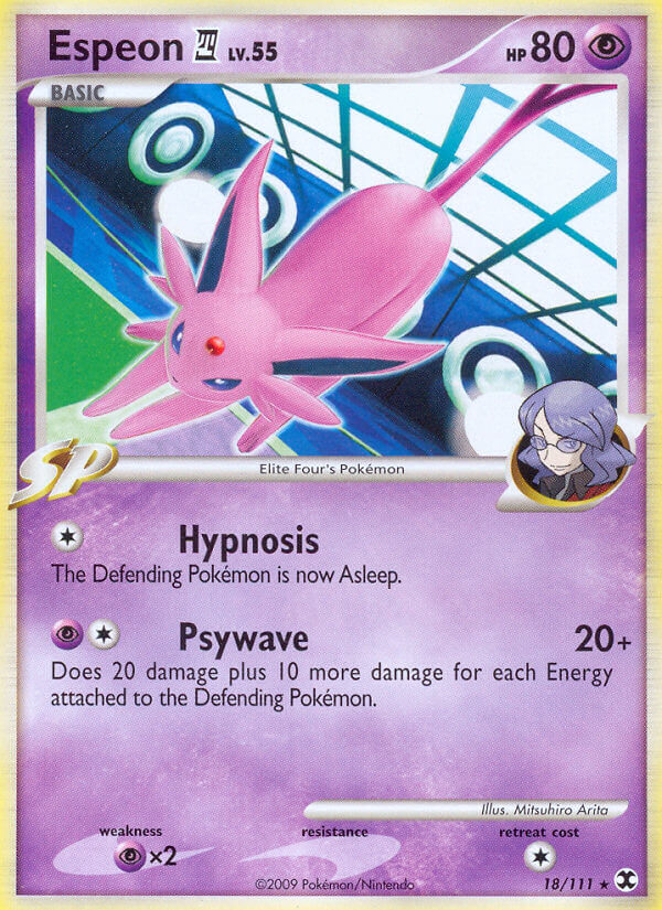 Espeon E4 Pokémon card