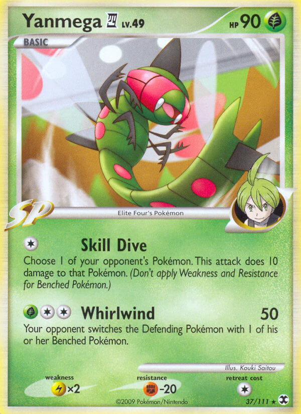 Yanmega E4 Pokémon card