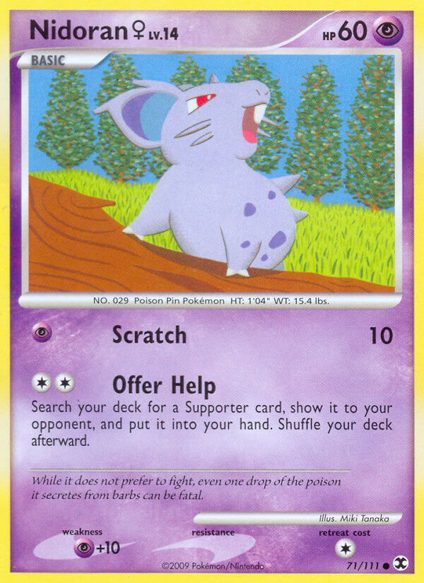 Nidoran♀ Pokémon card