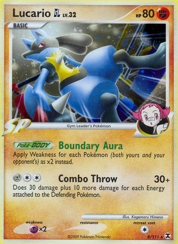 Lucario GL Pokémon card