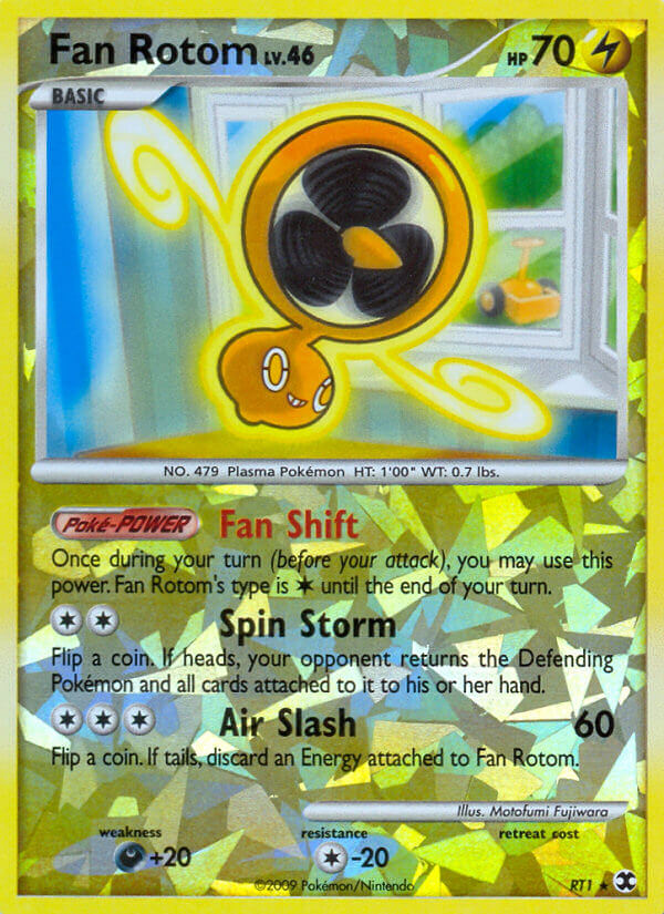 Fan Rotom Pokémon card