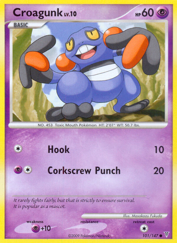 Croagunk Pokémon card