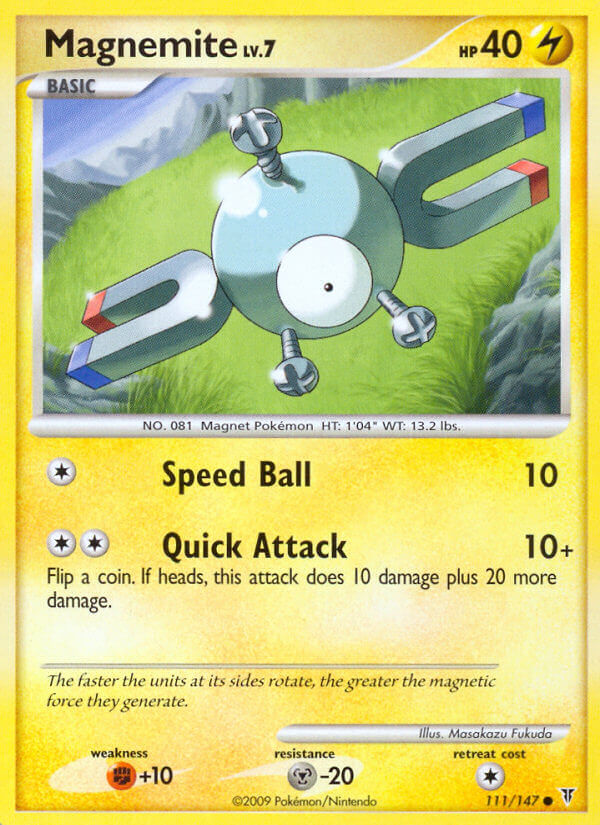 Magnemite Pokémon card