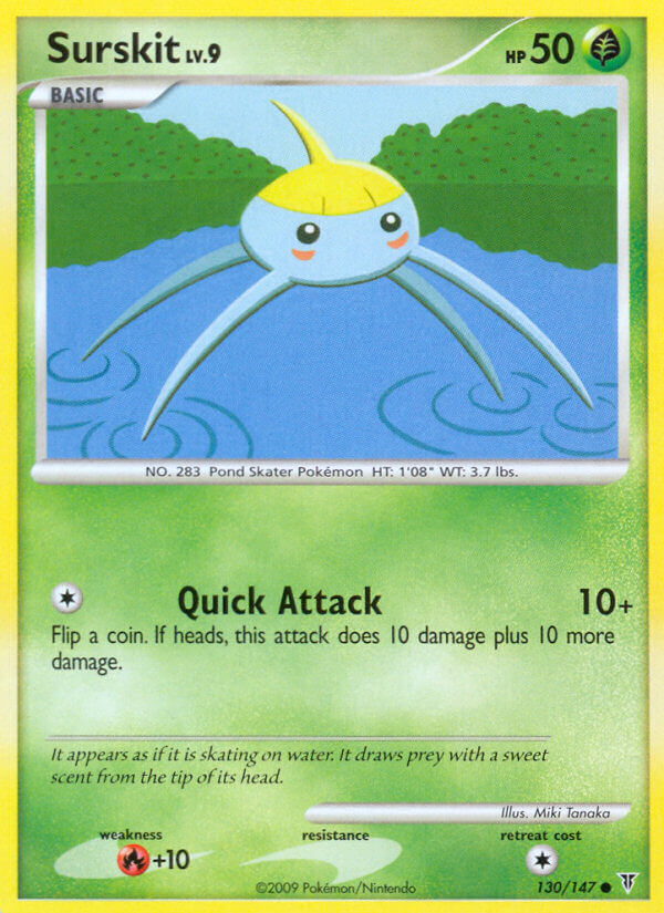 Surskit Pokémon card