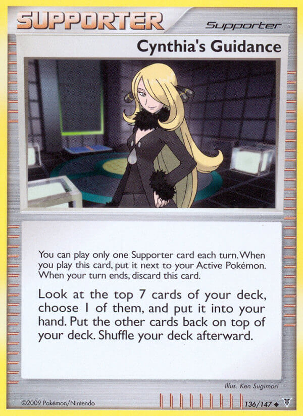Cynthia's Guidance Pokémon card