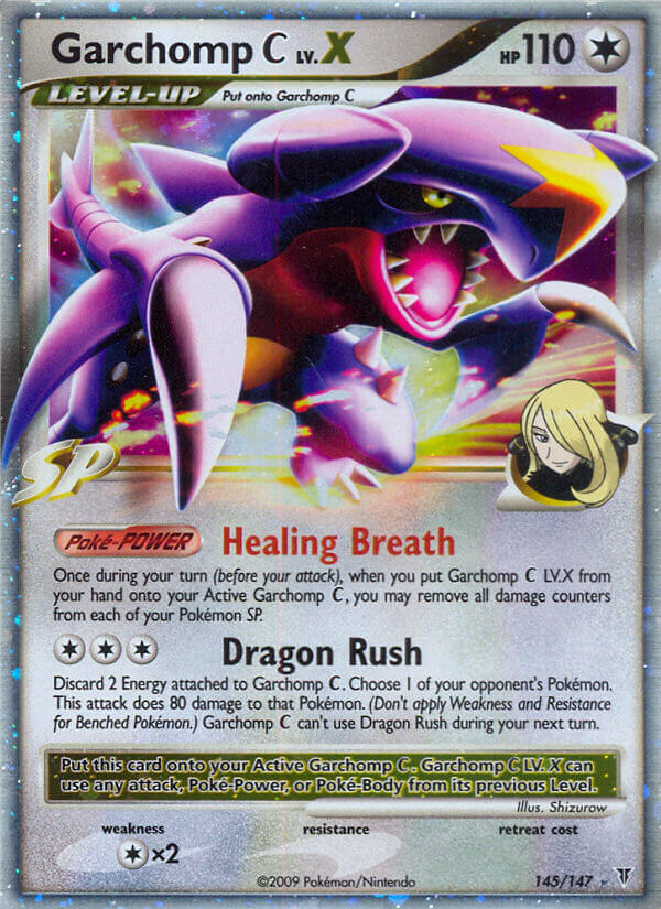 Garchomp C LV.X Pokémon card