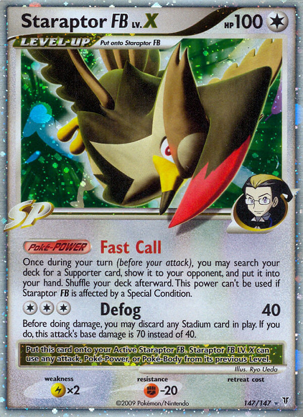 Staraptor FB LV.X Pokémon card