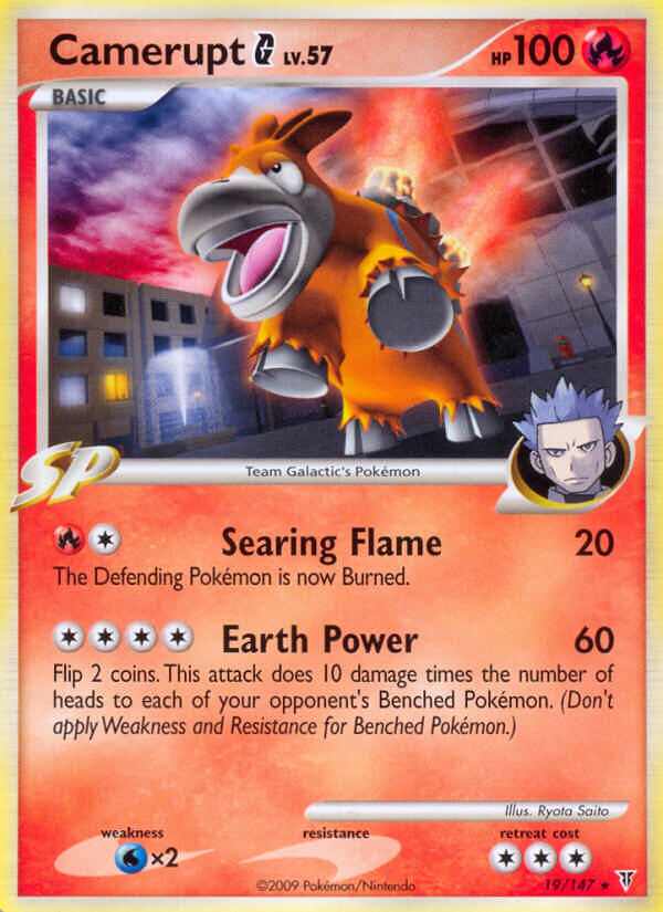 Camerupt G Pokémon card