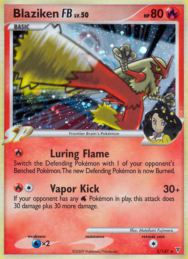 Blaziken FB Pokémon card