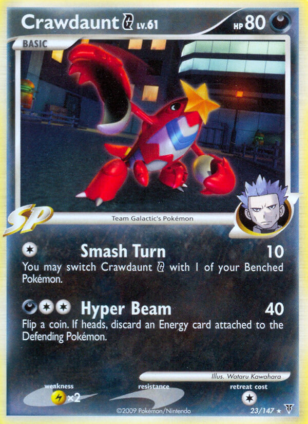 Crawdaunt G Pokémon card