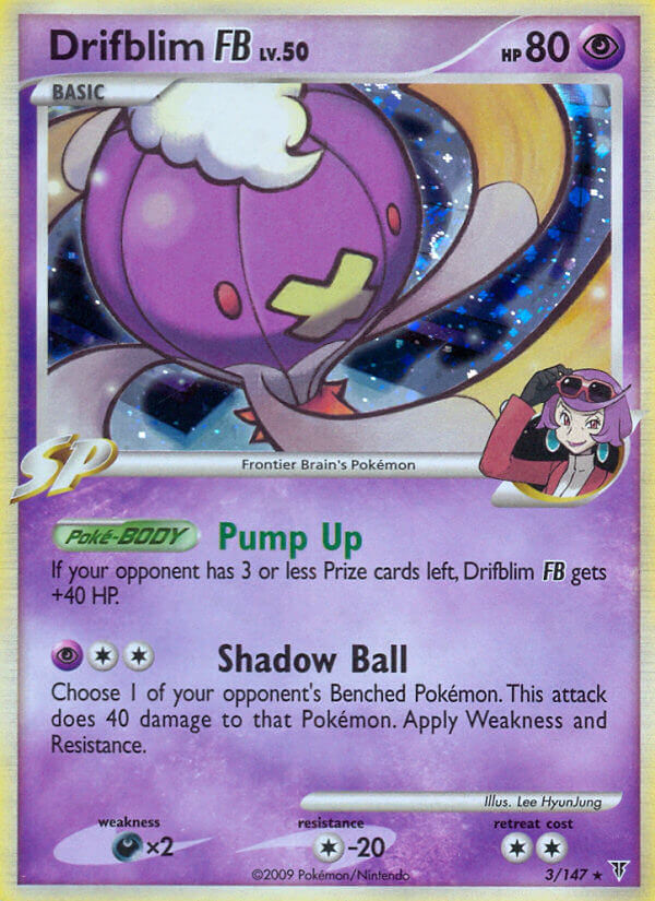 Drifblim FB Pokémon card