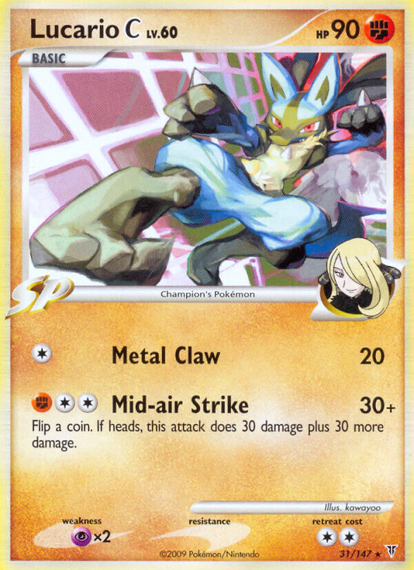 Lucario C Pokémon card