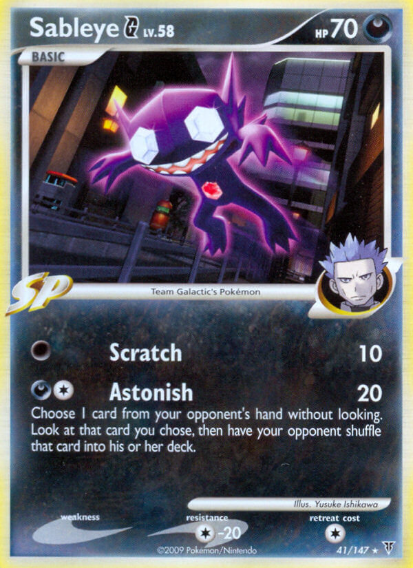 Sableye G Pokémon card