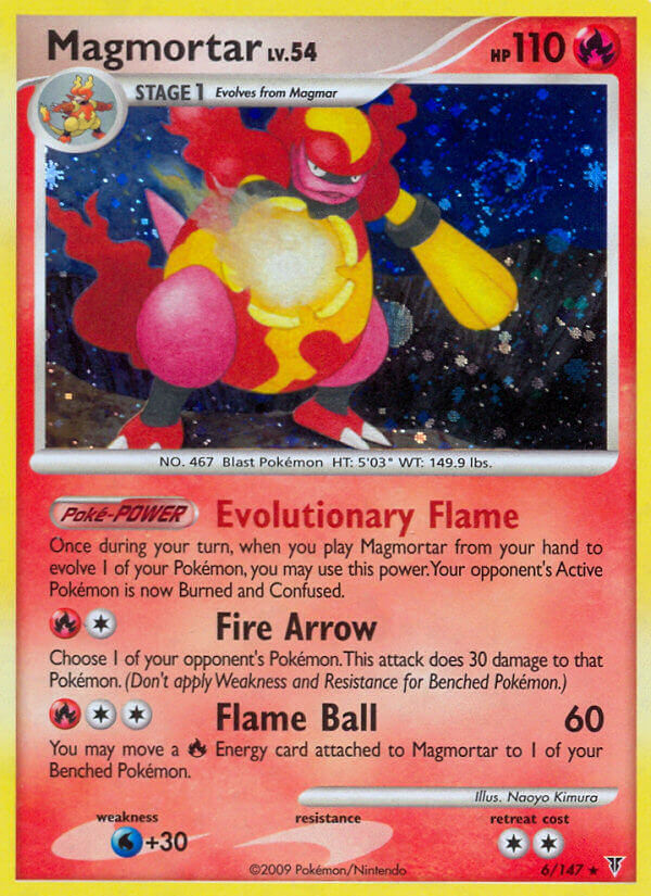 Magmortar Pokémon card